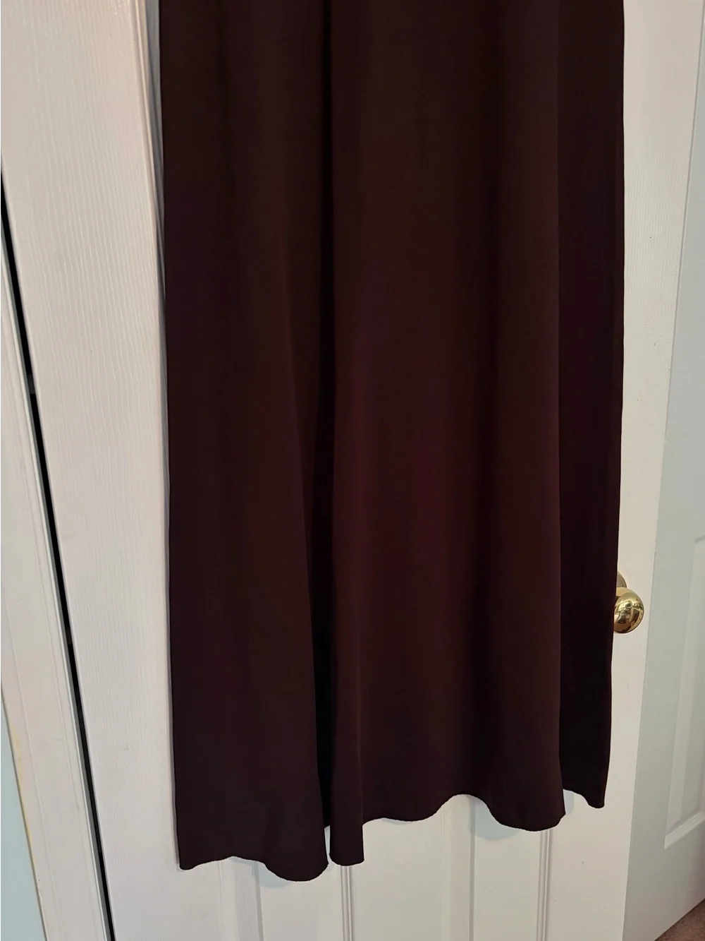NWT - COS Brown Maxi Dress with Synched Short Sleeves - Size Medium - Picture 5 of 16